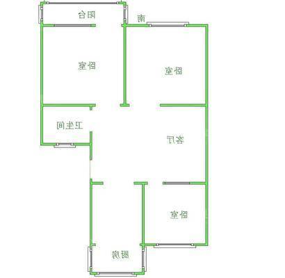 朝阳一区3室2厅1卫85㎡