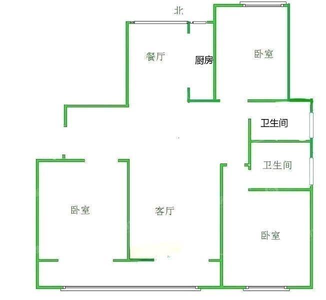 颐和君悦府3室2厅2卫138㎡