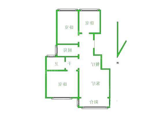 沧铁嘉苑3室2厅1卫90㎡