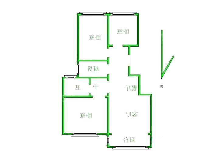 沧铁嘉苑3室2厅1卫90㎡