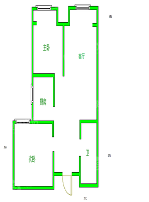 荣盛阿尔卡迪亚文承苑2室1厅1卫84㎡