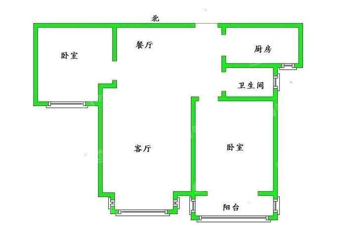 颐和文园西院2室1厅1卫101㎡