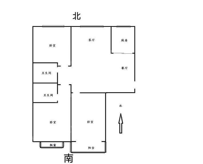 东方世纪城西区3室2厅2卫131㎡
