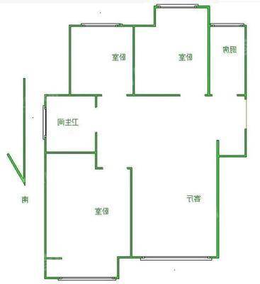 阿尔卡迪亚锦绣天地A区3室2厅1卫88㎡