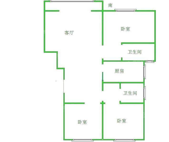 运河樾府3室2厅2卫124㎡
