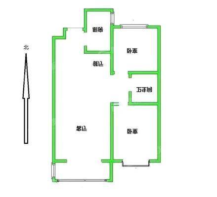 龙岸清华2室2厅1卫90㎡