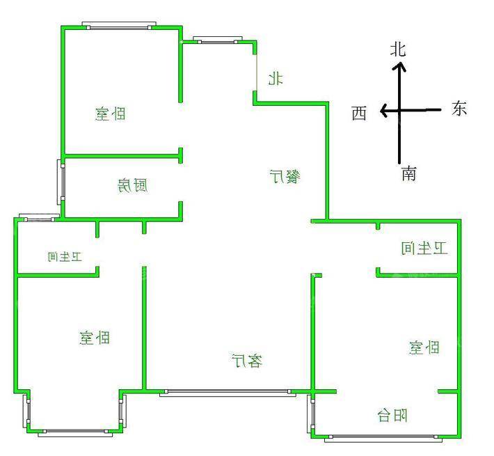 天成郡府东区3室2厅2卫138㎡