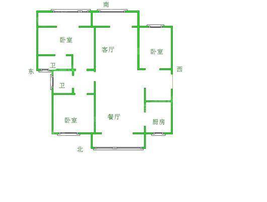 一城枫景3室2厅2卫136㎡