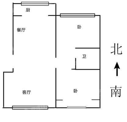 天成名著三期2室2厅1卫92㎡