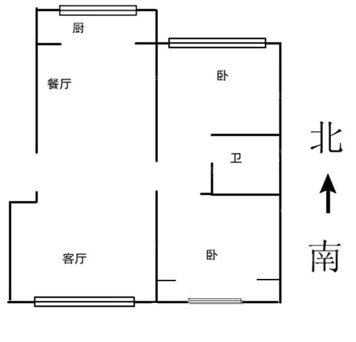 天成名著三期2室2厅1卫92㎡