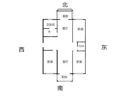 金秋家园3室2厅2卫125㎡