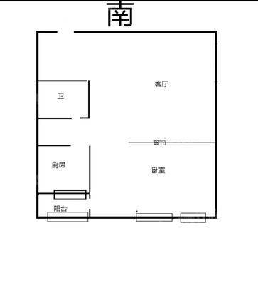 恒顺世纪中心2室2厅1卫64㎡