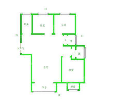 鼓楼上城东院（9-19）3室2厅2卫123㎡