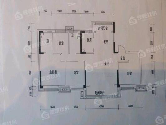 锦熙府4室2厅2卫147㎡