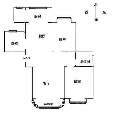 泰和世家（南区）3室2厅1卫94㎡