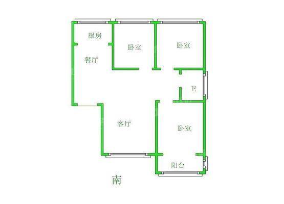 禧福荷堂D区3室2厅1卫111㎡