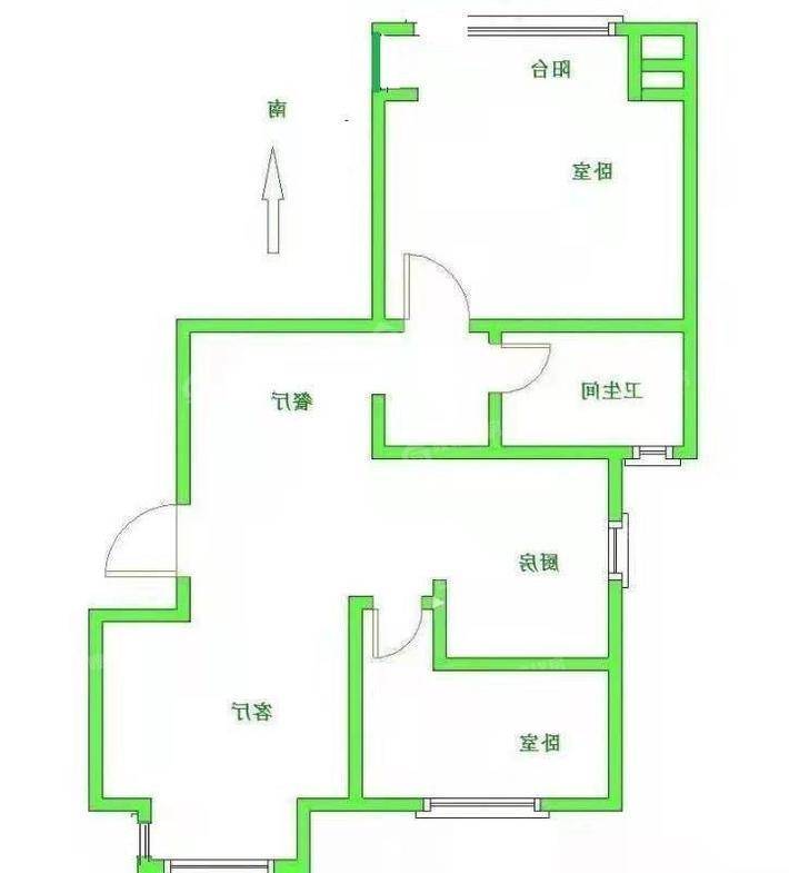 荣盛阿尔卡迪亚新儒苑2室2厅1卫90㎡