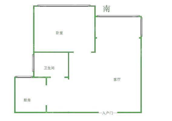 阿尔卡迪亚锦绣天地A区1室1厅1卫54㎡