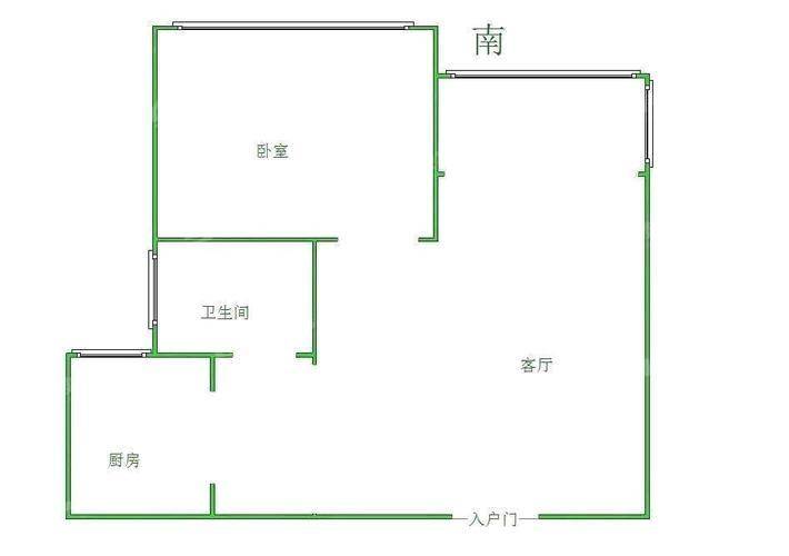 阿尔卡迪亚锦绣天地A区1室1厅1卫54㎡