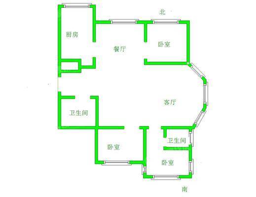 御河新城东区3室2厅2卫131㎡