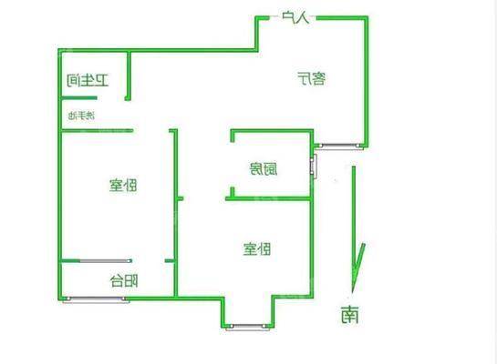 阿尔卡迪亚锦绣天地B区2室2厅1卫64㎡
