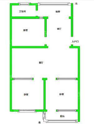 富苑小区3室2厅1卫99㎡