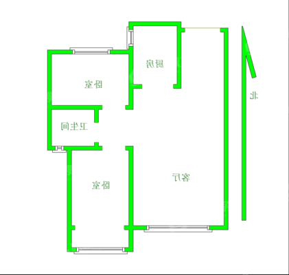 颐和尚城四区2室2厅1卫82㎡