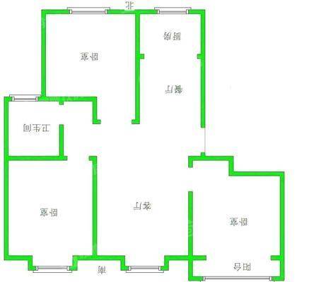 天成和园3室2厅1卫108㎡