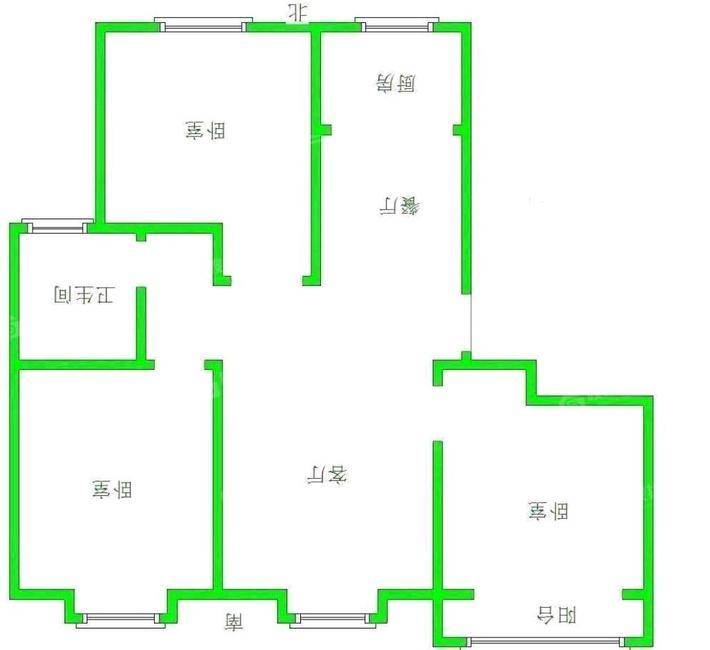 天成和园3室2厅1卫108㎡