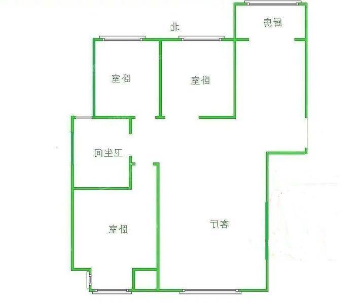 禧福荷堂C区3室2厅1卫125㎡