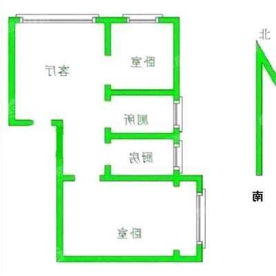 东方骏景2室2厅1卫88㎡