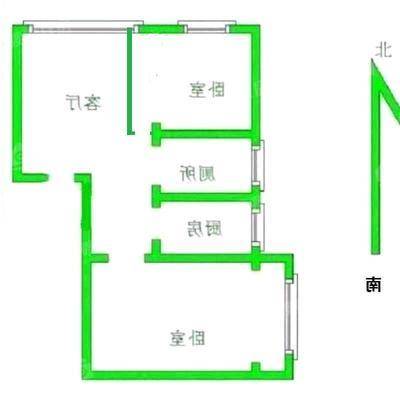 东方骏景2室2厅1卫88㎡