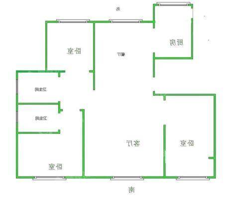 天成明月洲西区3室2厅2卫121㎡