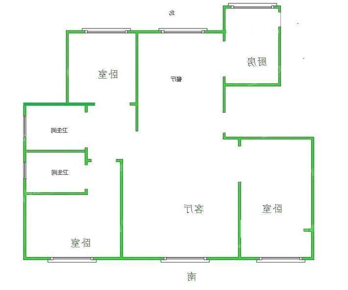 天成明月洲西区3室2厅2卫121㎡