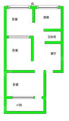 一塑小区3室1厅1卫63㎡