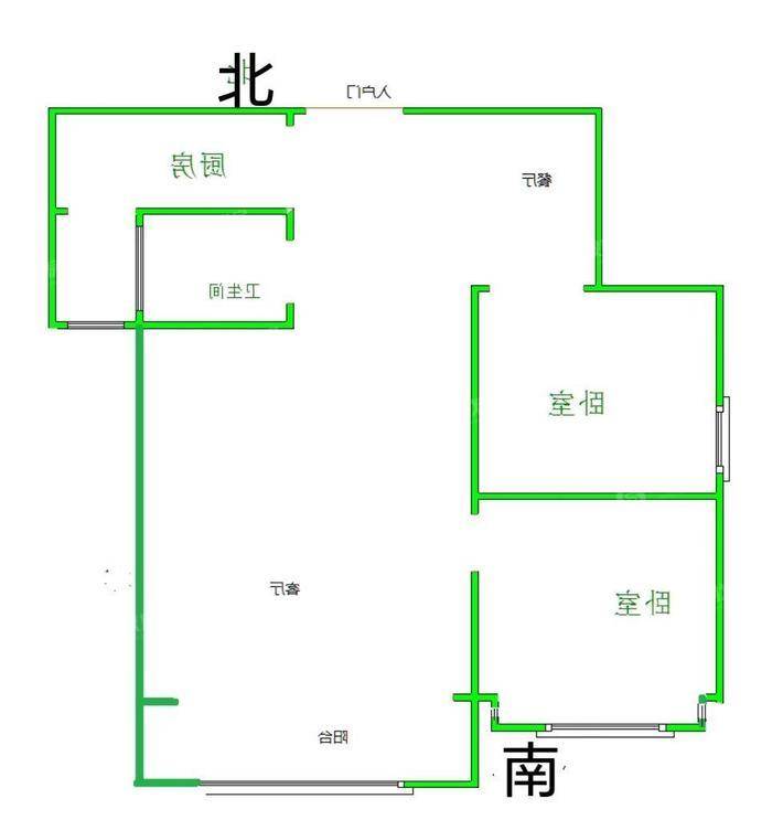 禧福荷堂A区2室1厅1卫85㎡