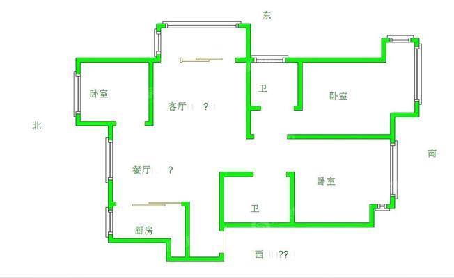 荣盛香堤荣府3室2厅2卫118㎡