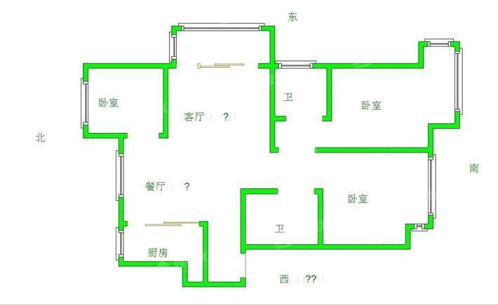 荣盛香堤荣府3室2厅2卫118㎡