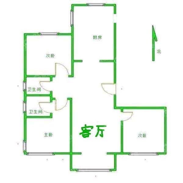 金鼎领域3室2厅2卫150㎡