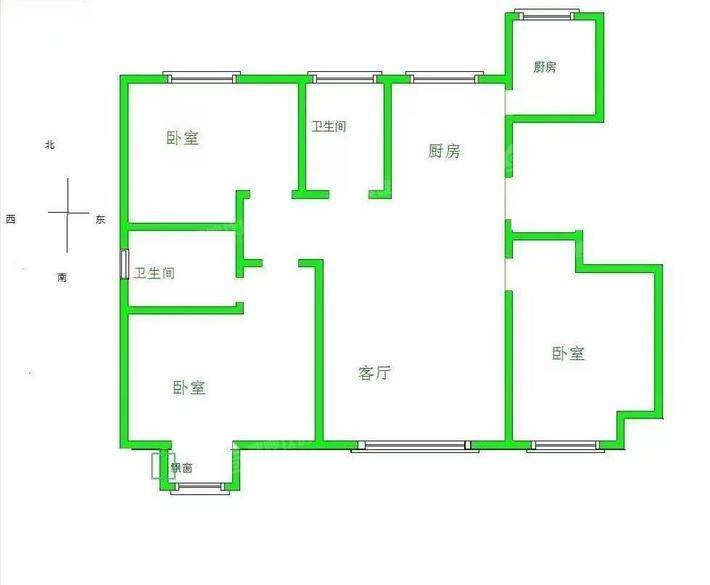 天成名著二期3室2厅2卫125㎡
