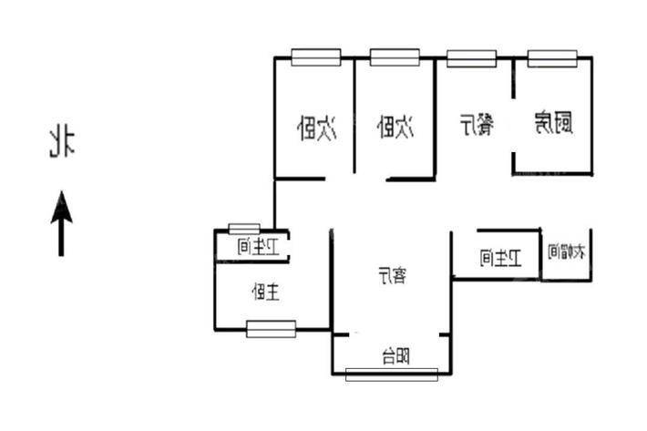恒大城（拆迁房）3室2厅2卫145㎡