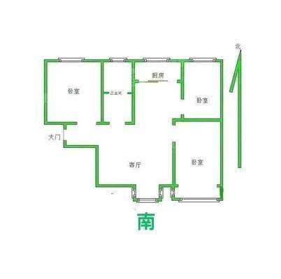 凤凰城（B区）3室2厅1卫99㎡