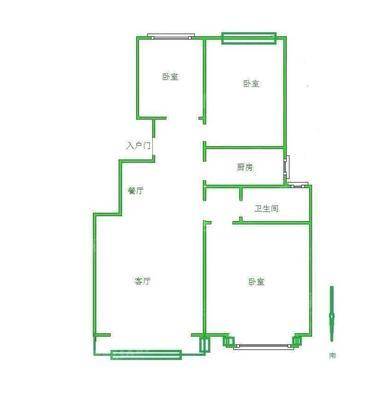 沧铁嘉苑3室2厅2卫89㎡
