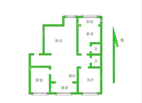 浮阳宜景3室2厅2卫138㎡