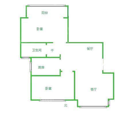 荣盛阿尔卡迪亚新儒苑2室2厅1卫90㎡