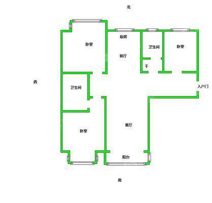 颐和文园东院3室2厅2卫143㎡