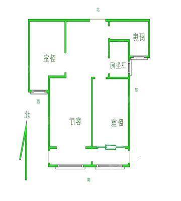 颐和庄园（三期B区）2室2厅1卫92㎡