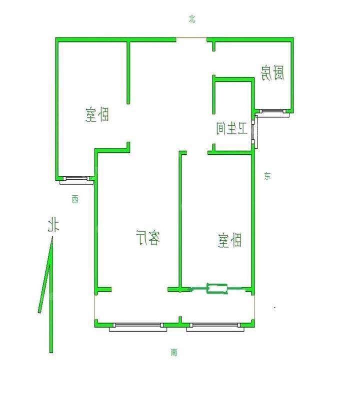 颐和庄园（三期B区）2室2厅1卫92㎡