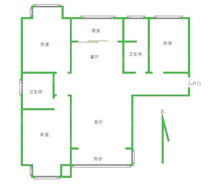 颐和文园东院3室2厅2卫141㎡