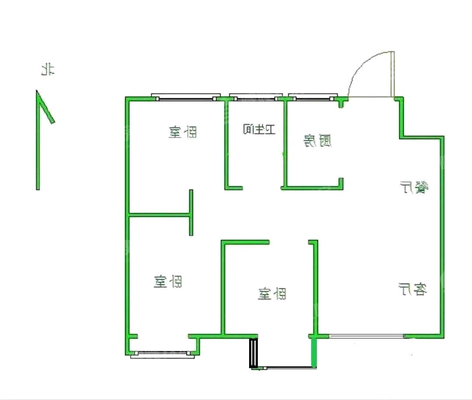 荣盛锦绣学府3室2厅1卫110㎡
